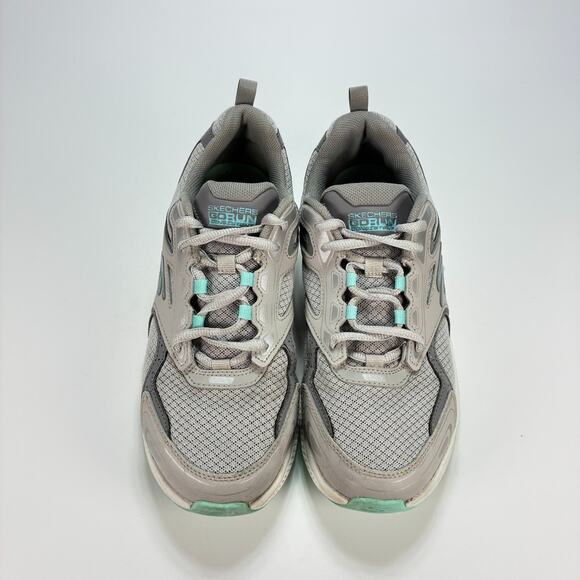 Skechers Go Run Consistent Gray Turquoise Running Shoes 128075 Women’s Size 9 - Picture 3 of 10